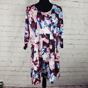 NY Collection Petite Printed Dress